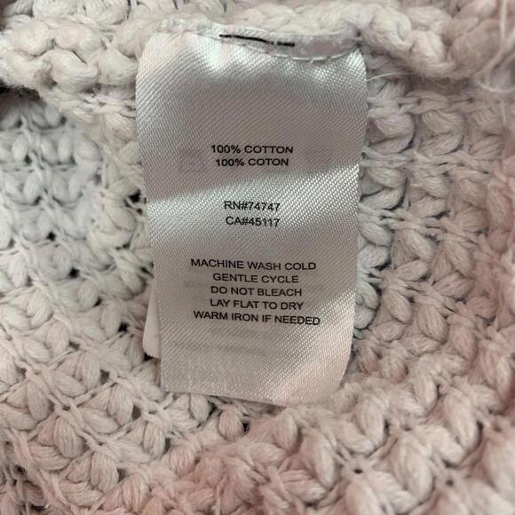 Natural Reflections Womens Off White Waffle Knit Pullover Sweater Size 2XL READ‌ - Picture 4 of 8